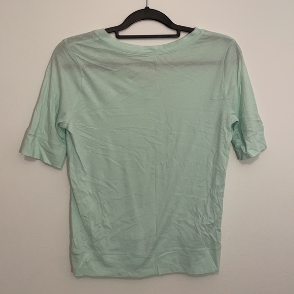 LOFT Mint Short Sleeve Top - Picture 4 of 5